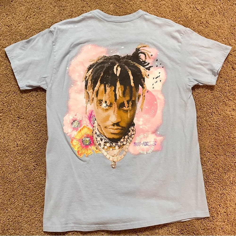 Size M Blue Juice WRLD Graphic Tee